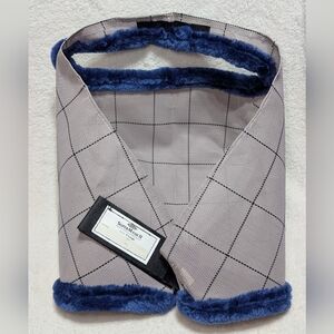 NWOB Farnam XL SuperMask II Horse Sun Fly Mask Blue